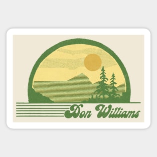 Don Williams / Retro Style Country Fan Design Magnet